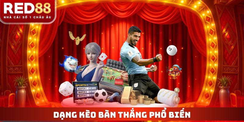 Dạng kèo bàn thắng phổ biến